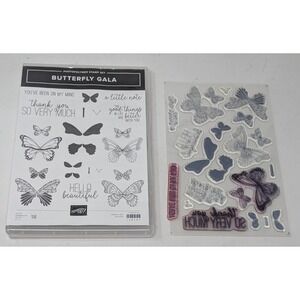 Stampin Up! ‎ Butterfly Gala Photopolymer Stamp Set 148580